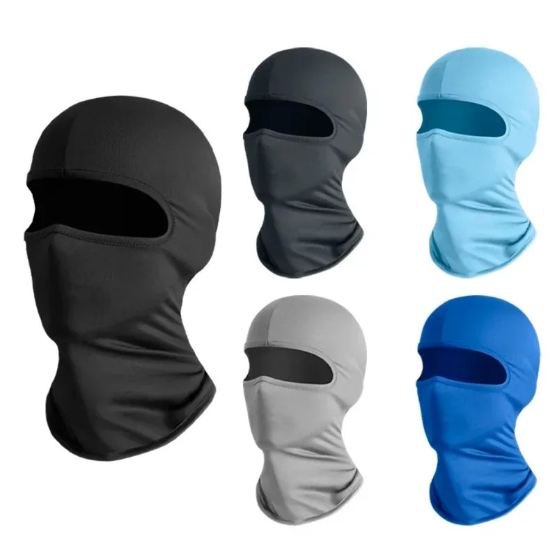 Balaclava Ski Mask - 1 Pezzo Maschera Unisex in Seta