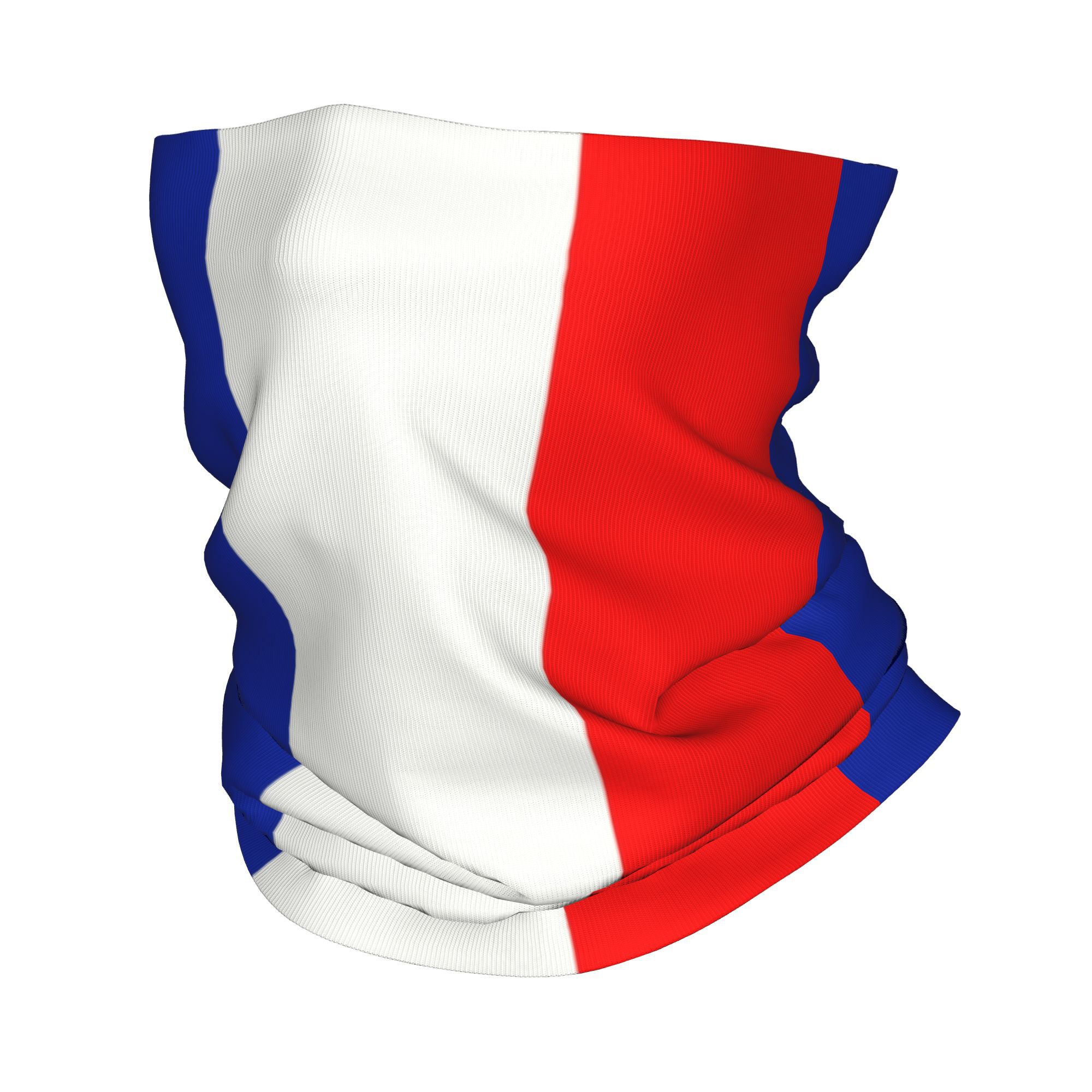 Neck Gaiter Fleece - Bandiera francese personalizzata Francia Bandana Scaldacollo