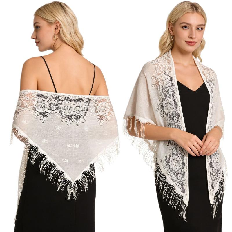 Sciarpa da Sposa con Frange e  - Shawl Wrap Winter recensione e prezzo