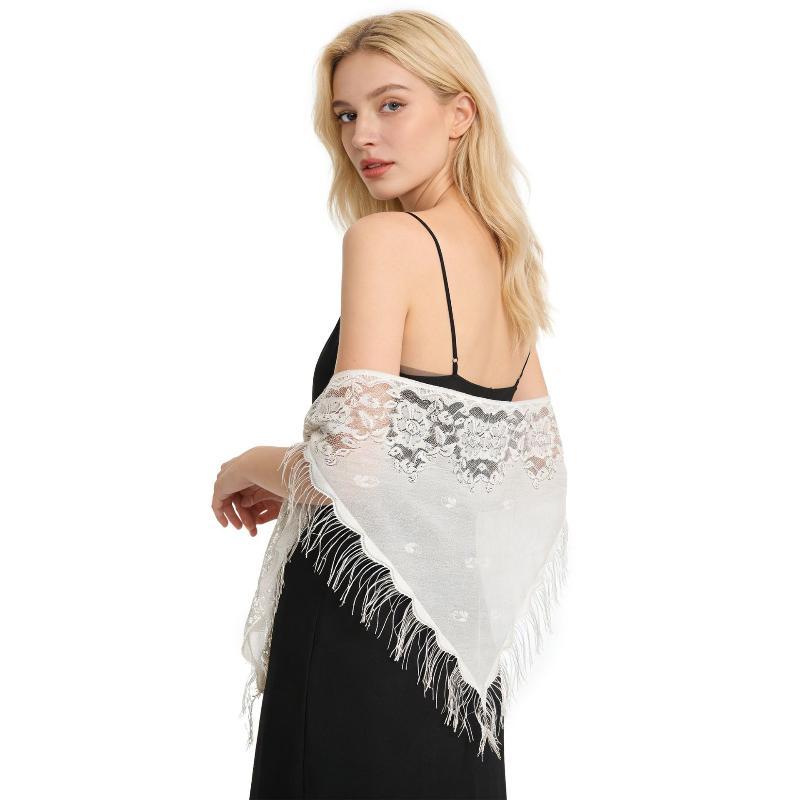 Sciarpa da Sposa con Frange e  - Shawl Wrap Winter recensione e prezzo