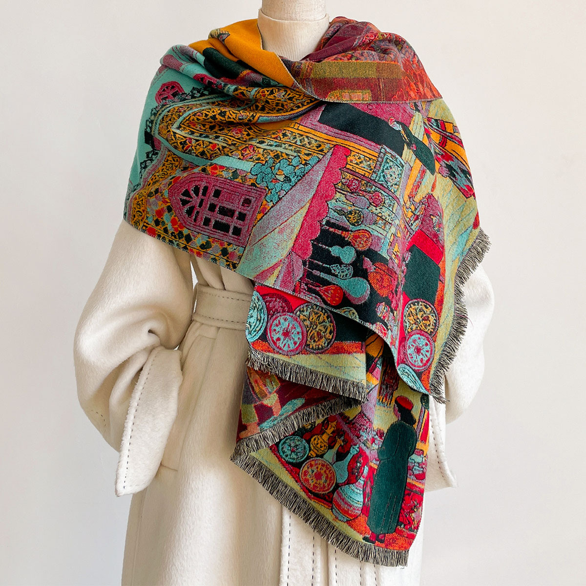Sciarpa da Donna in Imitazione - Cashmere Pashmina Wrap recensione e prezzo