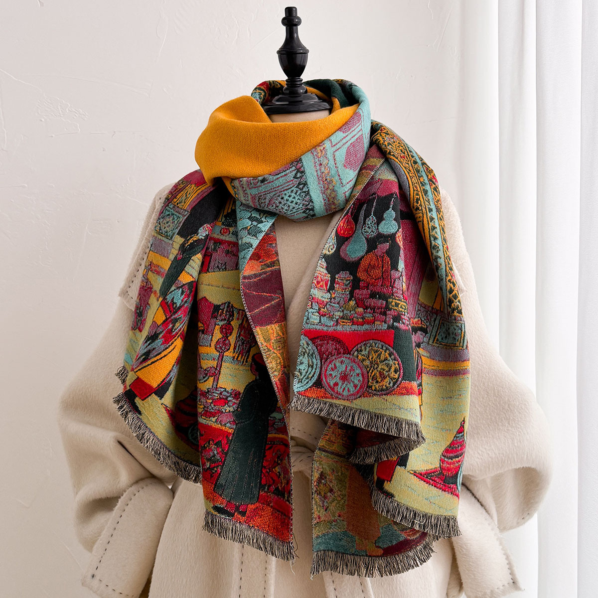 Sciarpa da Donna in Imitazione - Cashmere Pashmina Wrap recensione e prezzo